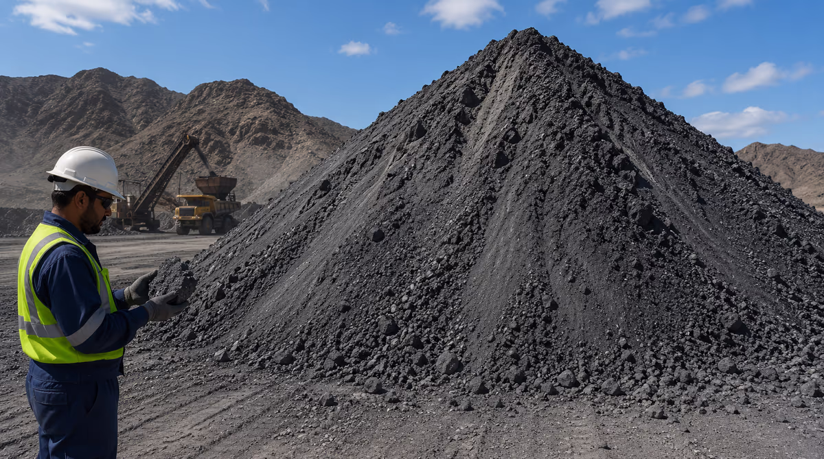 Chrome concentrate prepared from Balochistan chromite